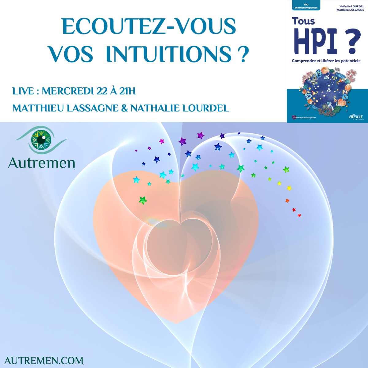 EAR-neuro-atypique-LIVE écouter vos intuitions c'est écouter son inconscient le coaching pour les HPI se base aussi sur cette analyse des elements non rationnels