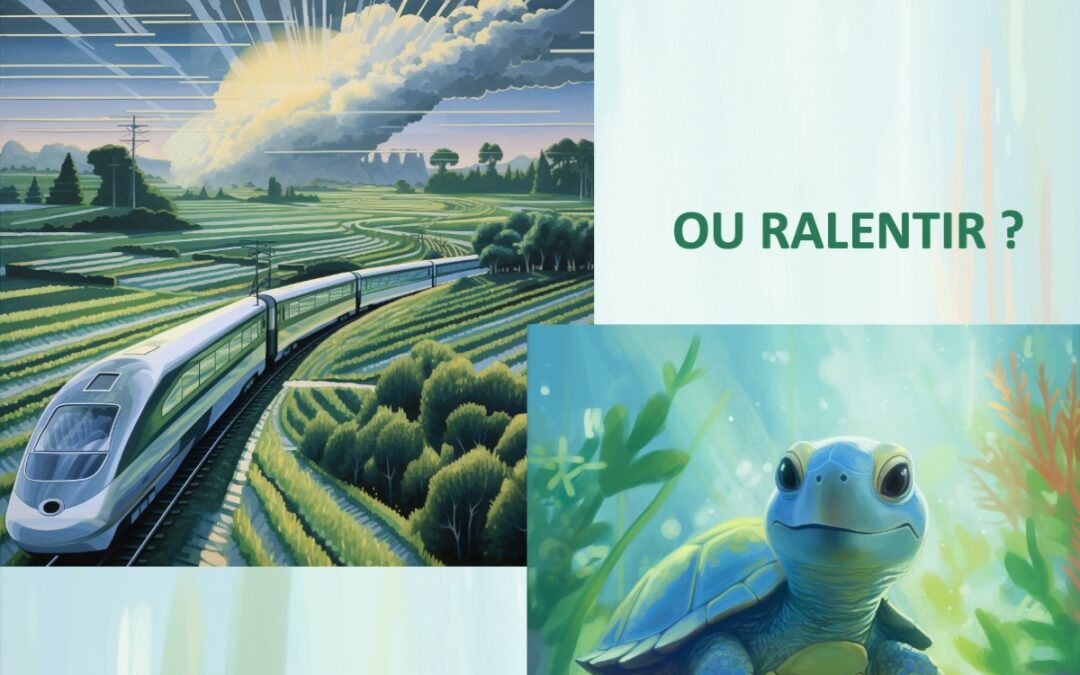 Ralentir ou accélérer ? 