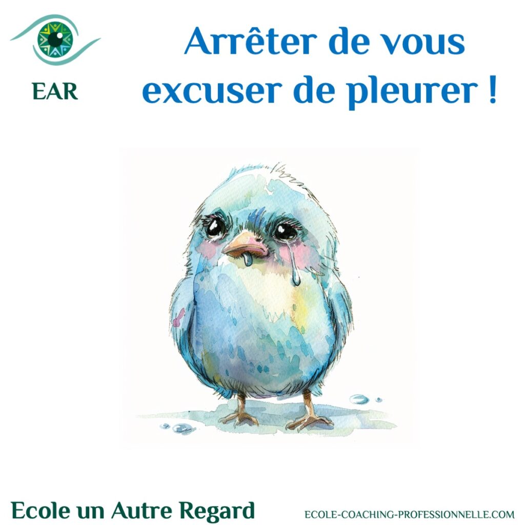 ne pas s'excuser de pleurer !