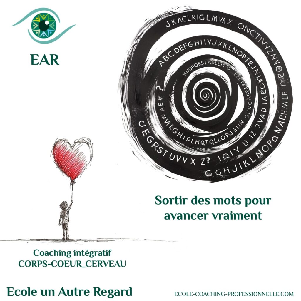 EAR une école qui vous apprends a sortir des mots pour écouter les émotions et remettre en mouvement vos coaché