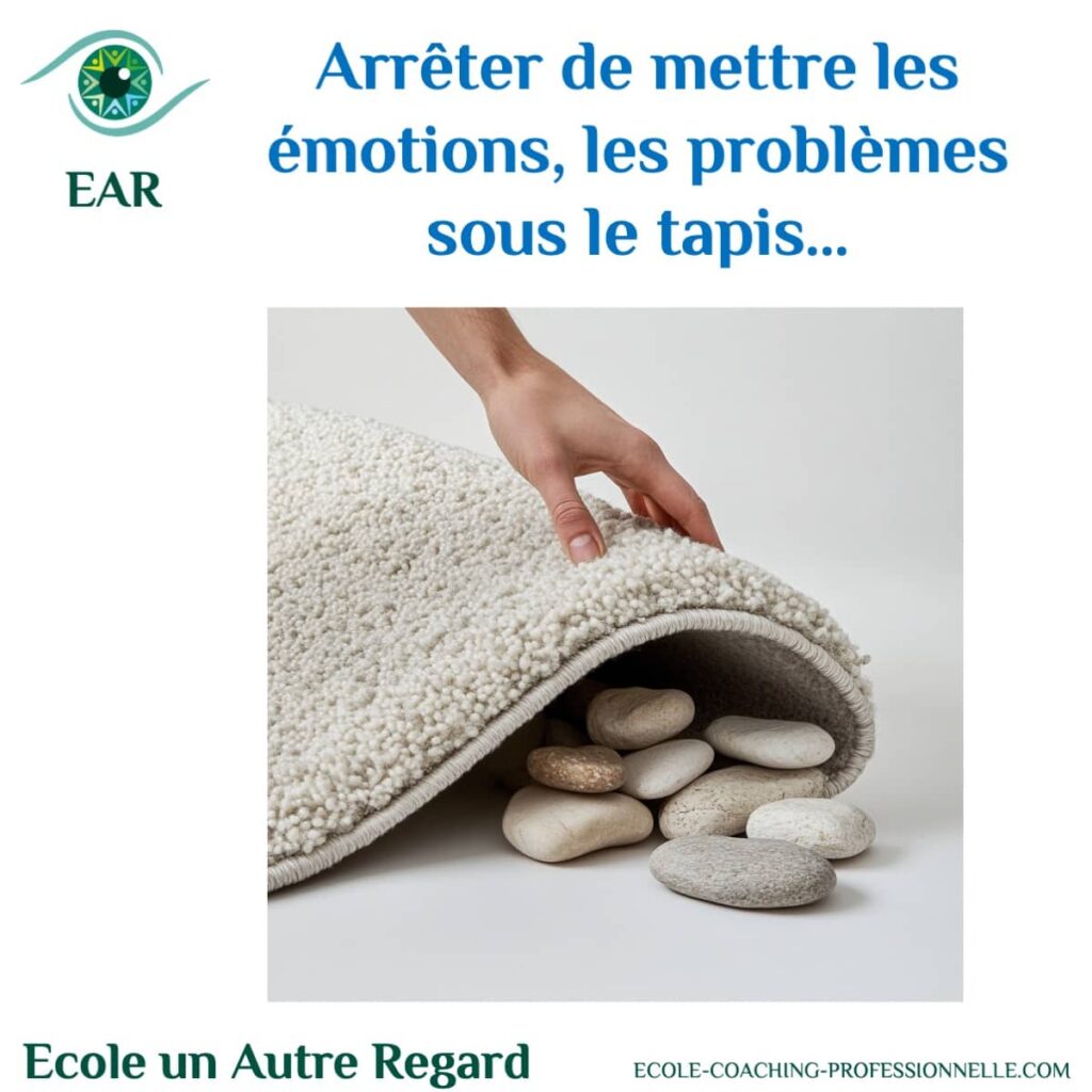arrêter de mettre les problèmes les cailloux sous le tapis