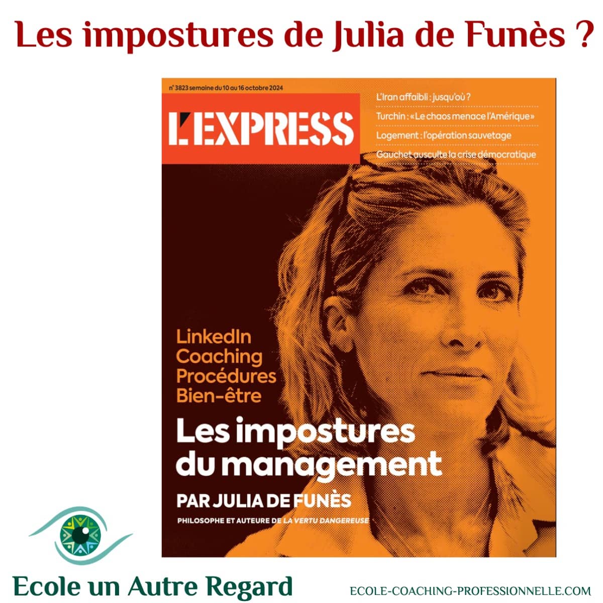 JULIAS-DEFUNES LES IMPOSTURES de Julia de Funès