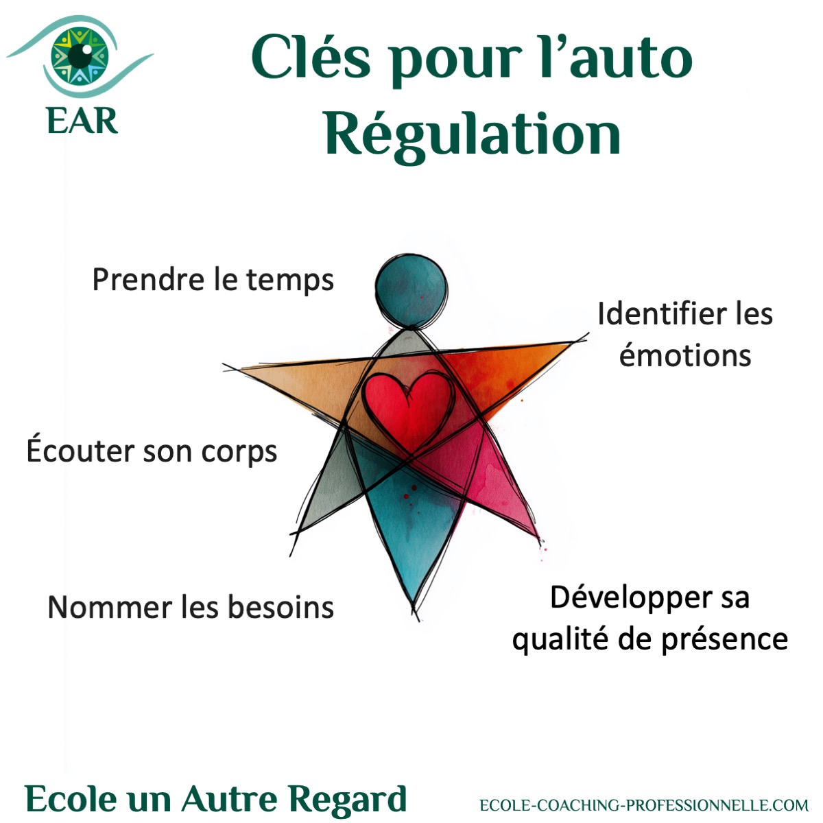L’auto-régulation émotionnelle c’est possible ? EAR ecole de coaching intégratif C5 Paris