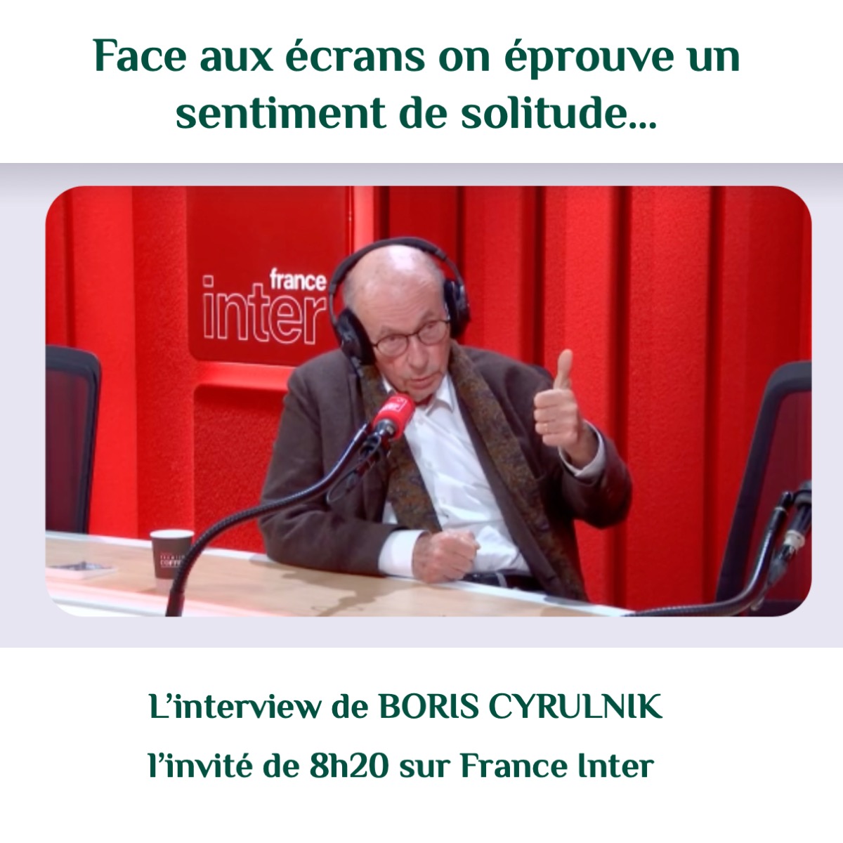 Face aux écrans on éprouve un sentiment de solitude 