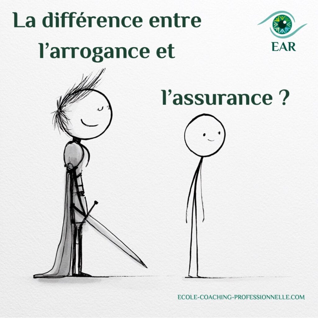 La différence entre l’arrogance et l’assurance ?